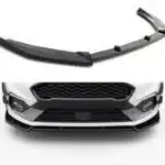 Ford Fiesta Mk8 ST Front Splitter for ST & ST-Line (2017-2021) 4 Ford Fiesta Mk8 ST Front Splitter gloss black ABS