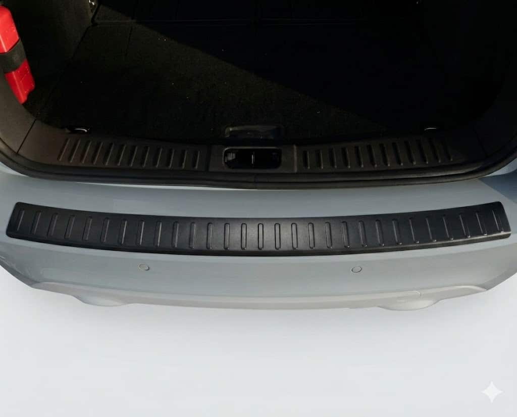 Rear Bumper Protector Cover Guard for Ford Kuga MK2 2013-2019 / MK3 2020+ 2 Matte black rear bumper protector guard for Ford Kuga MK2 (2013-2019), anti-scratch bumper shield.