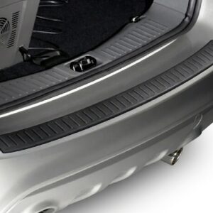 Matte black rear bumper protector guard for Ford Kuga MK2 (2013-2019), anti-scratch bumper shield.