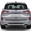 Matte black rear bumper protector guard for Ford Kuga MK2 (2013-2019), anti-scratch bumper shield.