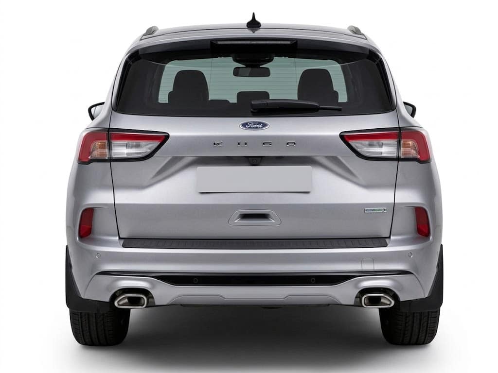 Rear Bumper Protector Cover Guard for Ford Kuga MK2 2013-2019 / MK3 2020+ 3 Matte black rear bumper protector guard for Ford Kuga MK2 (2013-2019), anti-scratch bumper shield.