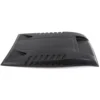 Matte black decorative bonnet scoop with washer jet holes for Ford Ranger T6 (2012-2015), aggressive hood air intake styling.
