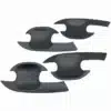 Matte Black Door Handle Inserts Protector Cups for Ford Ranger T6 T7 T8 2012-2022