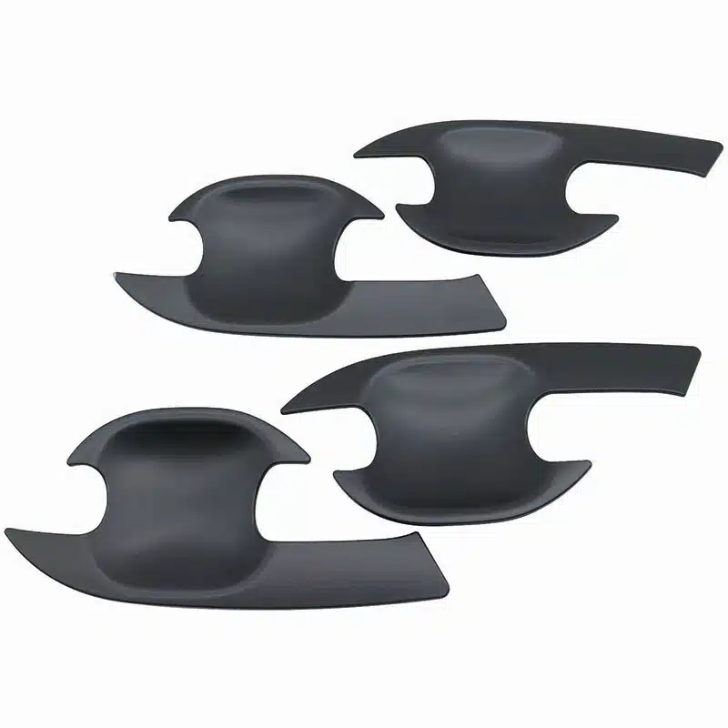 Door Handle Inserts Protector Cover for Ford Ranger T6 T7 T8 (2012-2022) 5 Matte Black Door Handle Inserts Protector Cups for Ford Ranger T6 T7 T8 2012-2022