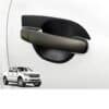 Matte Black Door Handle Inserts Protector Cups for Ford Ranger T6 T7 T8 2012-2022
