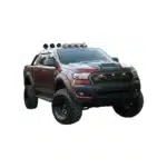 Matte Black Wide Wheel Arches for Ford Ranger Wildtrak T6 T7 T8 2012 Onwards 3 Ford Ranger T6 T7 T8 fender flares wheel arch extensions gloss black off-road styling