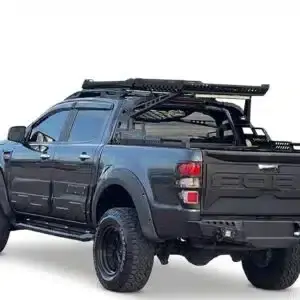 Ford Ranger T6 T7 T8 Full Tailgate Cover (12-22) | Reverse Camera Compatible 2 Ford Ranger T6 T7 T8 Full Tailgate Cover (2012–2022) | ABS Matte Black | Reverse Camera Ready