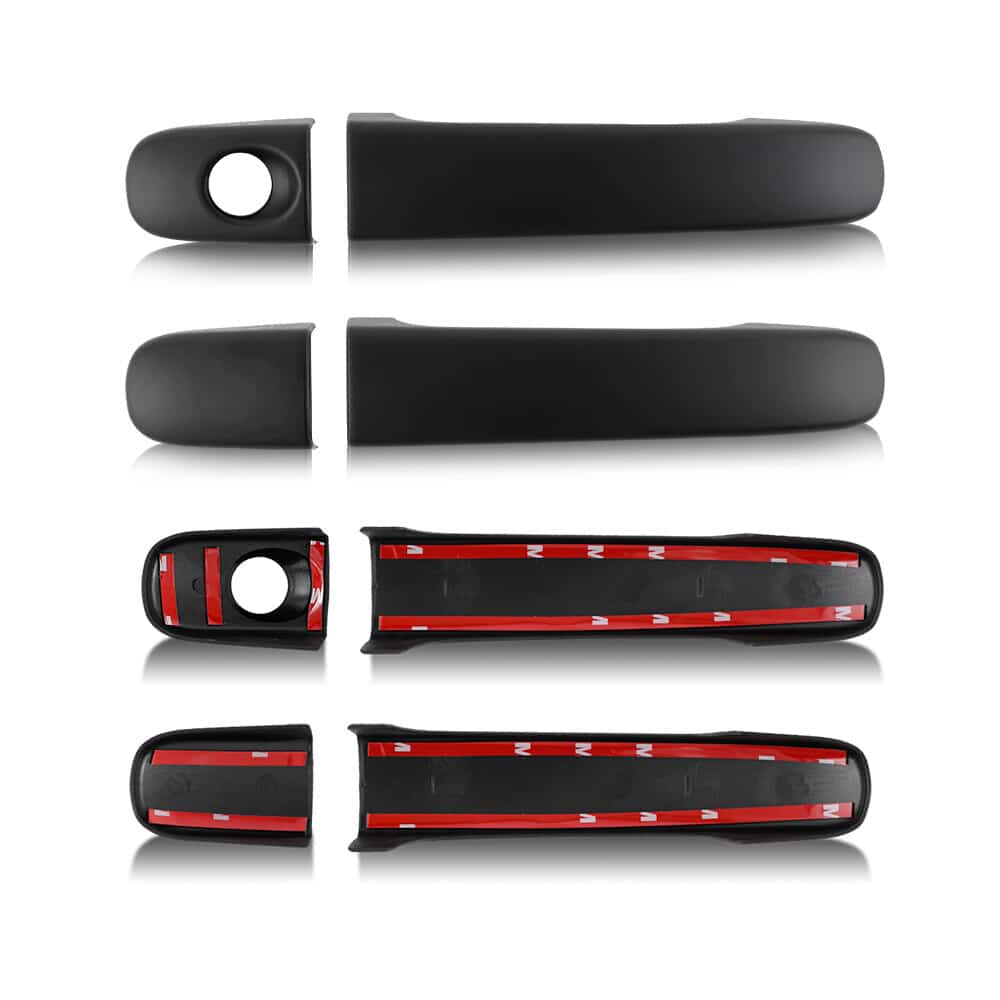 Door Handle Covers For Ford Ranger T6 T7 T8 (2012-2022) 3 Matte Black Door Handle Covers Caps Trim for Ford Ranger T6 T7 T8 2012-2022