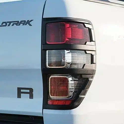 Rear Tail Light Cover Guards for Ford Ranger T6 T7 T8 (2012-2022) 2 Matte Black Rear Tail Light Cover Guards Pair for Ford Ranger T6 T7 T8 2012-2022
