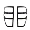 Matte Black Rear Tail Light Cover Guards Pair for Ford Ranger T6 T7 T8 2012-2022