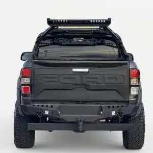 Ford Ranger T6 T7 T8 Full Tailgate Cover (2012–2022) | ABS Matte Black | Reverse Camera Ready