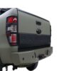 Ford Ranger matte black half tailgate cover protector for T6 T7 T8 models 2012-2022.
