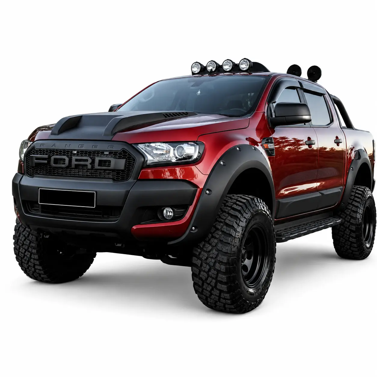 Ford Ranger Wide Arch Kit | Bolt Look Fender Flares | T6 T7 T8 (2012–2022) 1 Ford Ranger T6 T7 T8 Wide Wheel Arch Kit
