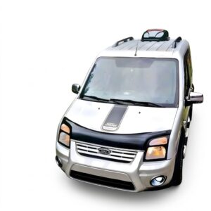 Black Gloss Bonnet Protector for Ford Transit Connect 2003-2008 MK1 Models