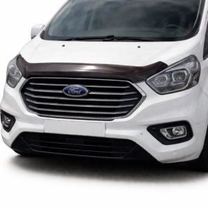 Gloss black bonnet deflector for Ford Transit Custom MK1 Facelift 2018 onwards