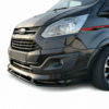 Ford Transit Custom front splitter gloss black 2012-2018 compatible aerodynamic front lip