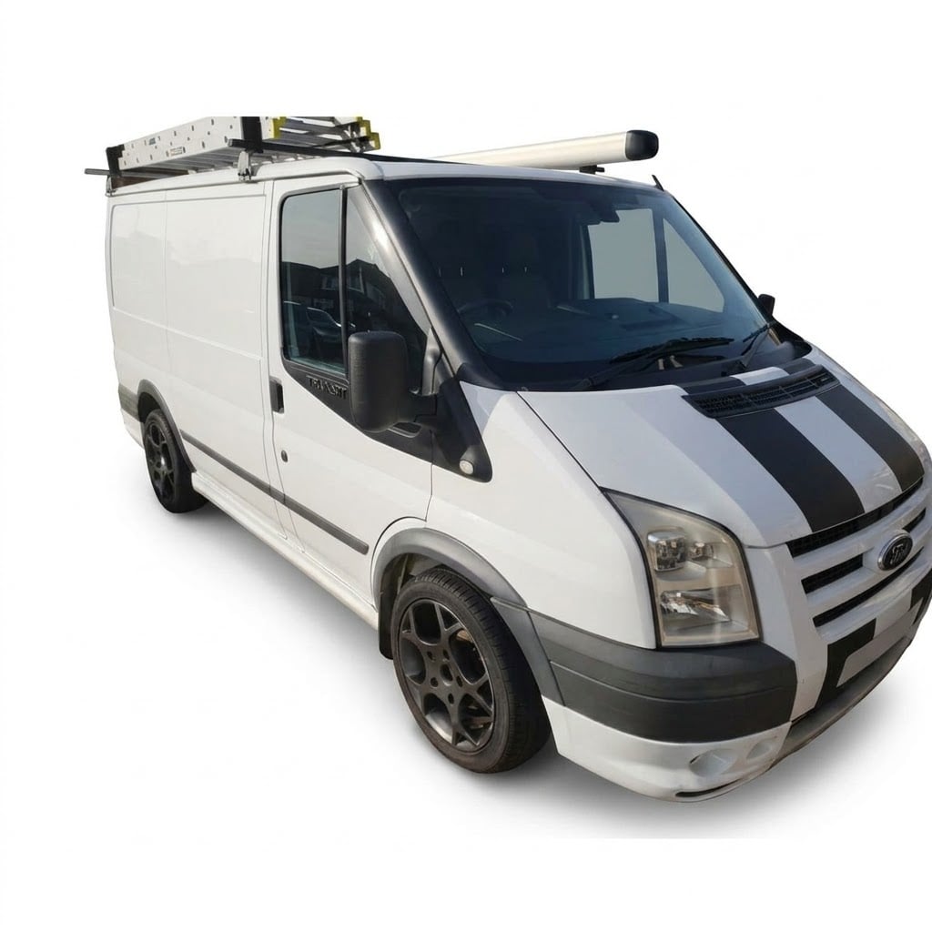 Wheel Arch Trim for Ford Transit Mk7 (2006-2013) (8 pcs) 4 8-piece black wheel arch trim cover kit for Ford Transit Mk7 (2006-2014), textured anti-scratch fender flares.