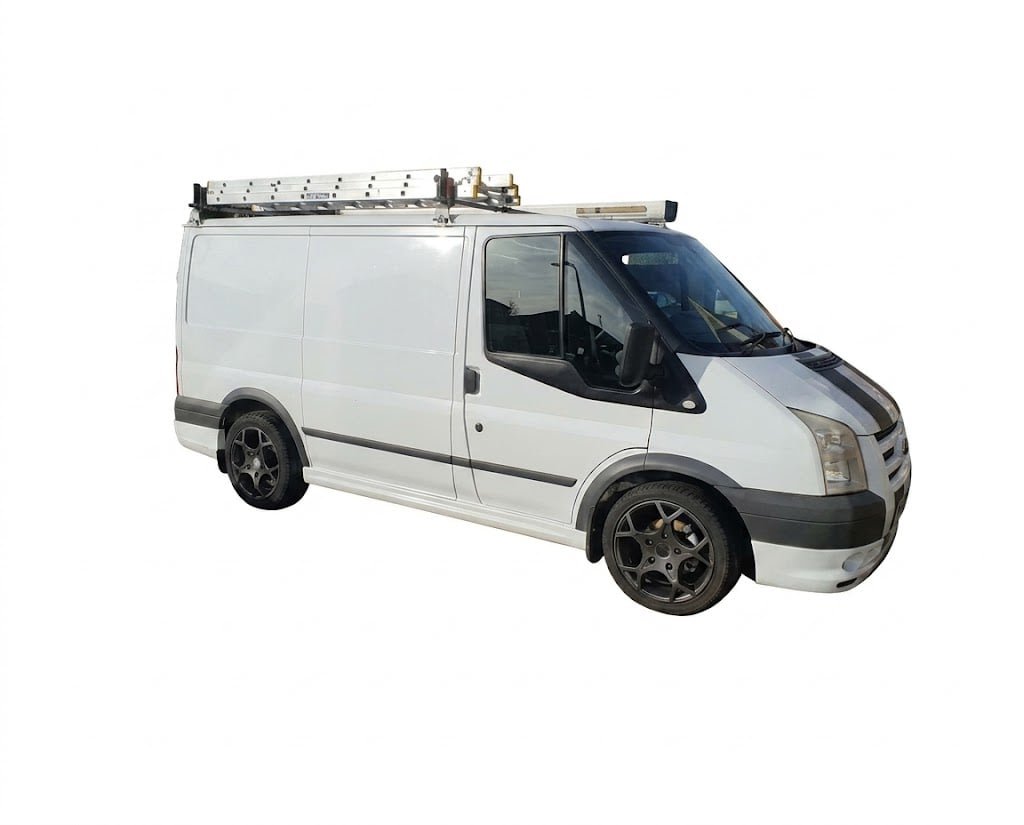 Wheel Arch Trim for Ford Transit Mk7 (2006-2013) (8 pcs) 3 8-piece black wheel arch trim cover kit for Ford Transit Mk7 (2006-2014), textured anti-scratch fender flares.