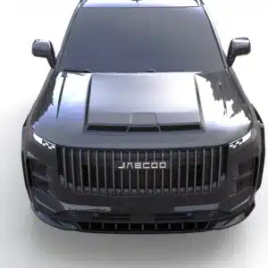 Jaecoo 7 Front Splitter fitted on 2023+ front bumper in gloss black