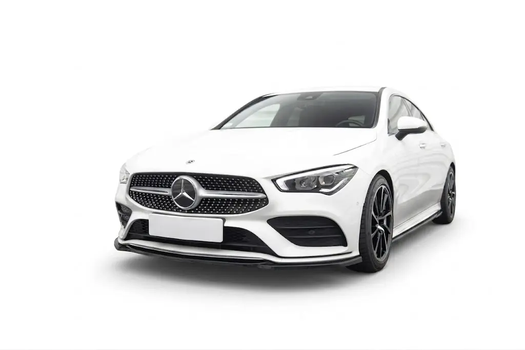 Front Splitter for Mercedes AMG CLA 35 Aero C118 (2019+) 2 Gloss black aero package front splitter for Mercedes-AMG CLA 35 C118 (2019-present) - UK Stock