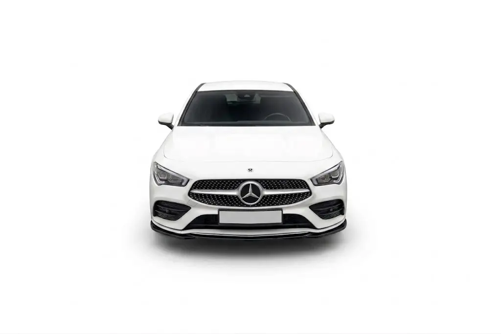 Front Splitter for Mercedes AMG CLA 35 Aero C118 (2019+) 1 Gloss black aero package front splitter for Mercedes-AMG CLA 35 C118 (2019-present) - UK Stock