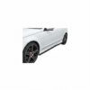 Gloss Black Side Skirt Extensions for Mercedes C Class W204 2007-2014