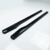 Gloss Black Side Skirt Extensions for Mercedes C Class W204 2007-2014
