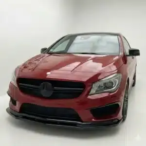 Mercedes CLA45 AMG Front Splitter C117 Pre-Facelift | Gloss Black UK 3 Gloss black front bumper splitter for Mercedes CLA45 AMG C117 Pre-Facelift (2013-2016), UK stock.