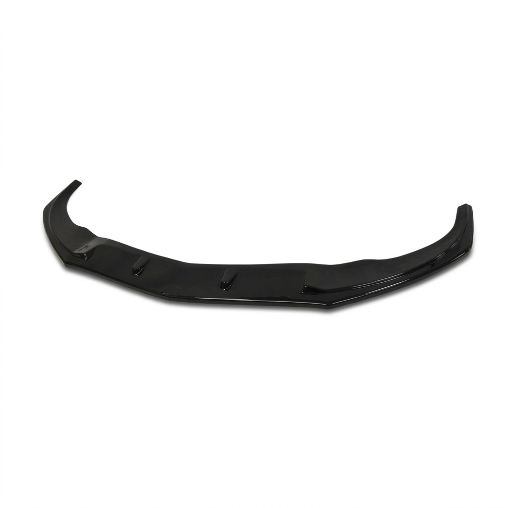Front Splitter Mercedes CLA 45 AMG C117 Pre-Facelift (2013-2016) 5 Gloss black front splitter custom made for the pre-facelift Mercedes CLA45 AMG C117.