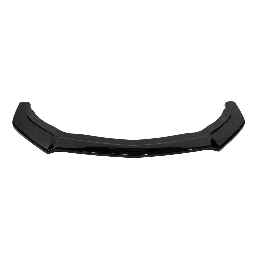 Front Splitter for Mercedes CLA 45 AMG C117 Facelift (2017-2019) 7 Mercedes CLA45 AMG C117 Facelift front splitter in high gloss black finish for 2017-2019 models.