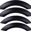 Matte black wheel arch extension kit for Mercedes Sprinter W906 (2006-2013).