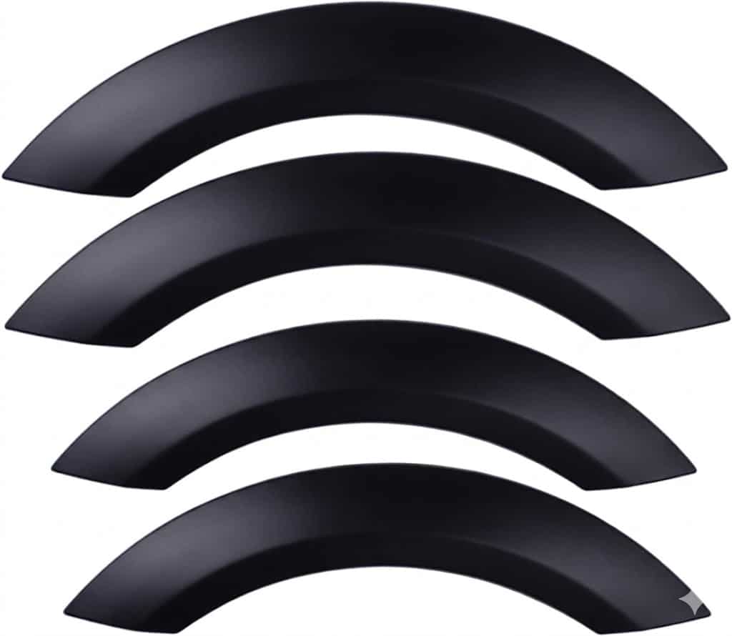 Mercedes Sprinter W906 2006-2013 Wheel Arch Kit Matte Black 3 Matte black wheel arch extension kit for Mercedes Sprinter W906 (2006-2013).