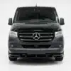 Gloss Black Front Splitter for Mercedes Sprinter W907 2018 Onwards