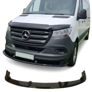 Gloss black front splitter lip for Mercedes Sprinter W907 2018+