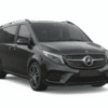 Gloss Black Front Splitter Lip Spoiler for Mercedes V Class W447 Facelift AMG-Line 2019+