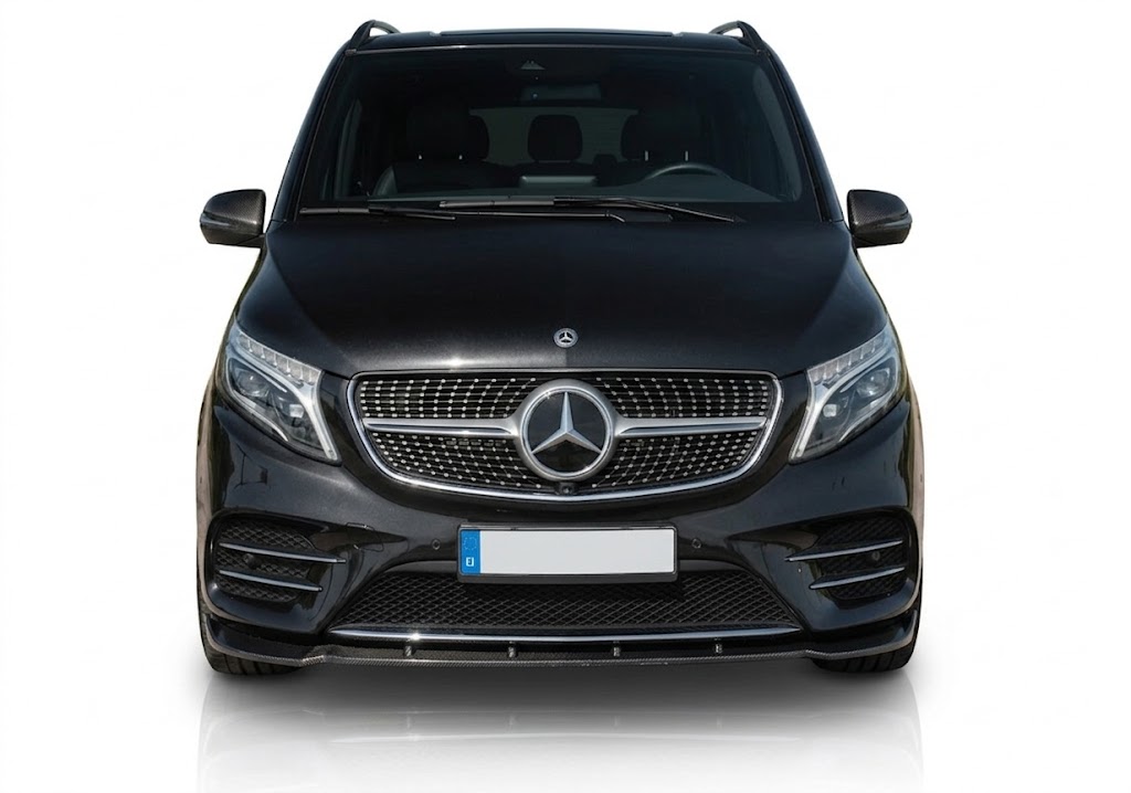 Front Splitter for Mercedes V Class W447 (2014-2019) 1 Gloss Black Front Splitter Lip Spoiler for Mercedes V Class W447 AMG Line 2014-2019