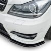 Gloss Black Front Splitter for Mercedes-Benz C-Class W204 Facelift Sport Models