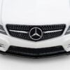 Gloss Black Front Splitter for Mercedes-Benz C-Class W204 Facelift Sport Models