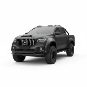 Mercedes X-Class Extra Wide Wheel Arch Kit in matte black finish