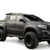 Matte Black Wide Arch Kit With Bolt Look fitted to a Mercedes X-Class W470.
