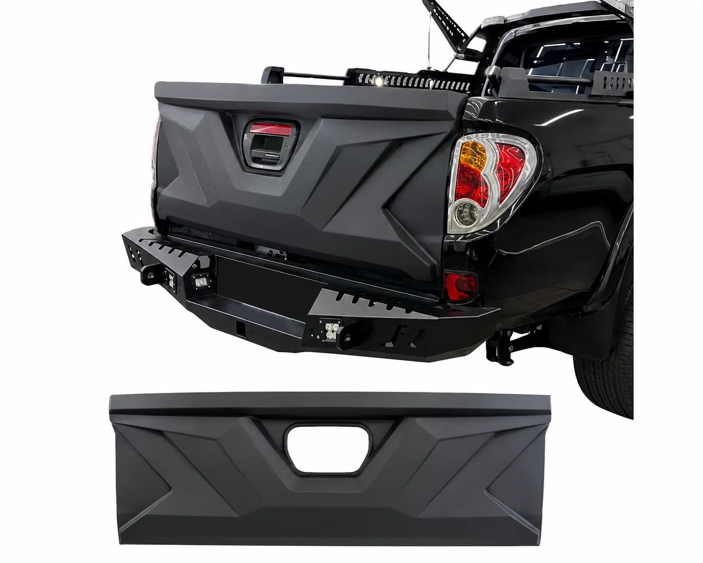 Mitsubishi L200 Series 4 Full Tailgate Cover 2010-2014 - Matte Black UK 1 Mitsubishi l200 Series 4 Full Tailgate Cover 2010-2014