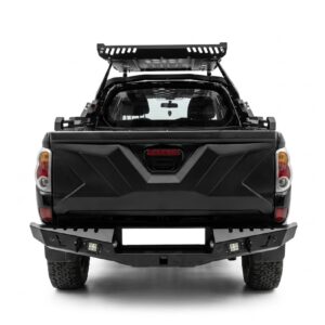 Matte Black Full Tailgate Protector Cover Trim for Mitsubishi L200 Series 4 2010-2014