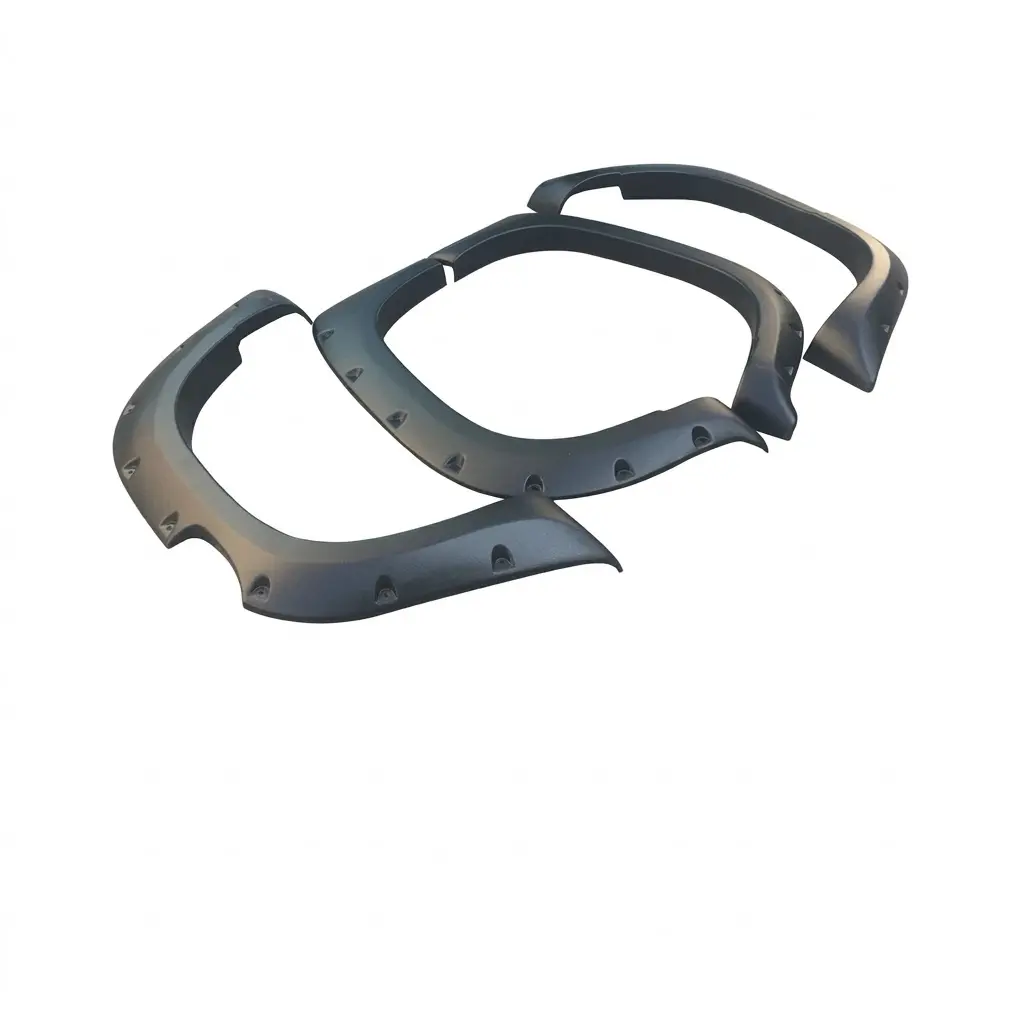 Wheel Arch Kit for Mitsubishi L200 Series 6 2019 Onwards Matte Black 6 Matte black wide wheel arch extension kit for Mitsubishi L200 Series 6 (2019 onwards), rugged off-road styling for Barbarian X and Warrior models.