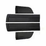 Mitsubishi L200 Series 5 Side Door Moulding (2015-2019) - Matte Black 5 Mitsubishi L200 Series 5 Side Door Body Cladding (2015-2019)