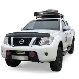 Black Gloss Bonnet Protector for Nissan Navara D40 (2005-2015)