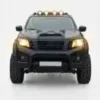 Premium stealth matt black ABS bonnet scoop hood vent for Nissan Navara NP300 2015-2021 models