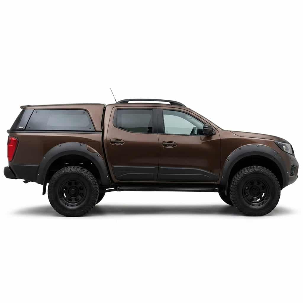 Wide Wheel Arch Kit for Nissan Navara NP300 2014-2017 (4 pcs) 5 Matte Black Wide Wheel Arch Kit Extensions for Nissan Navara NP300 D23 2014-2017 Non-AdBlue