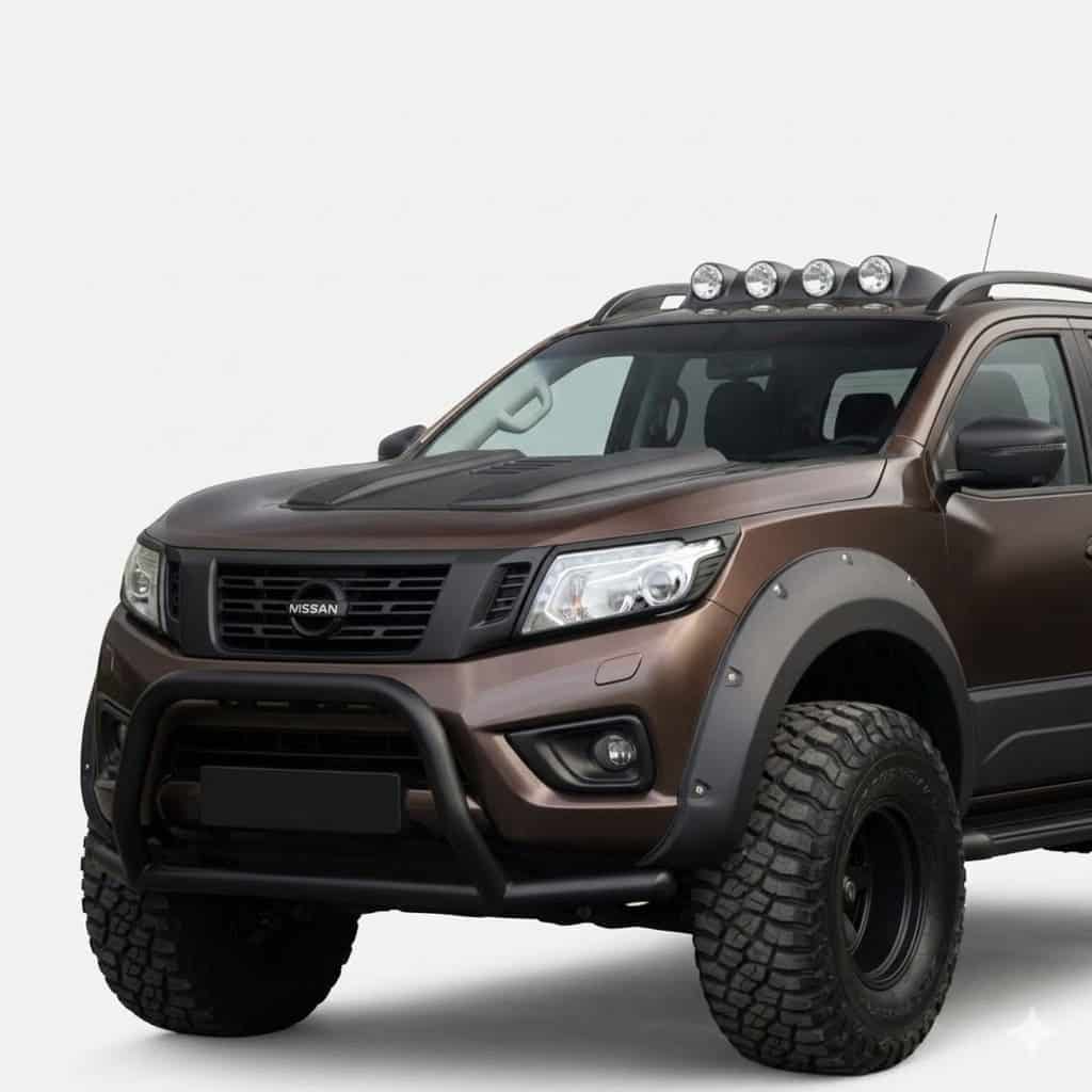 Wide Wheel Arch Kit for Nissan Navara NP300 2014-2017 (4 pcs) 2 Matte Black Wide Wheel Arch Kit Extensions for Nissan Navara NP300 D23 2014-2017 Non-AdBlueMatte Black Wide Wheel Arch Kit Extensions for Nissan Navara NP300 D23 2014-2017 Non-AdBlue