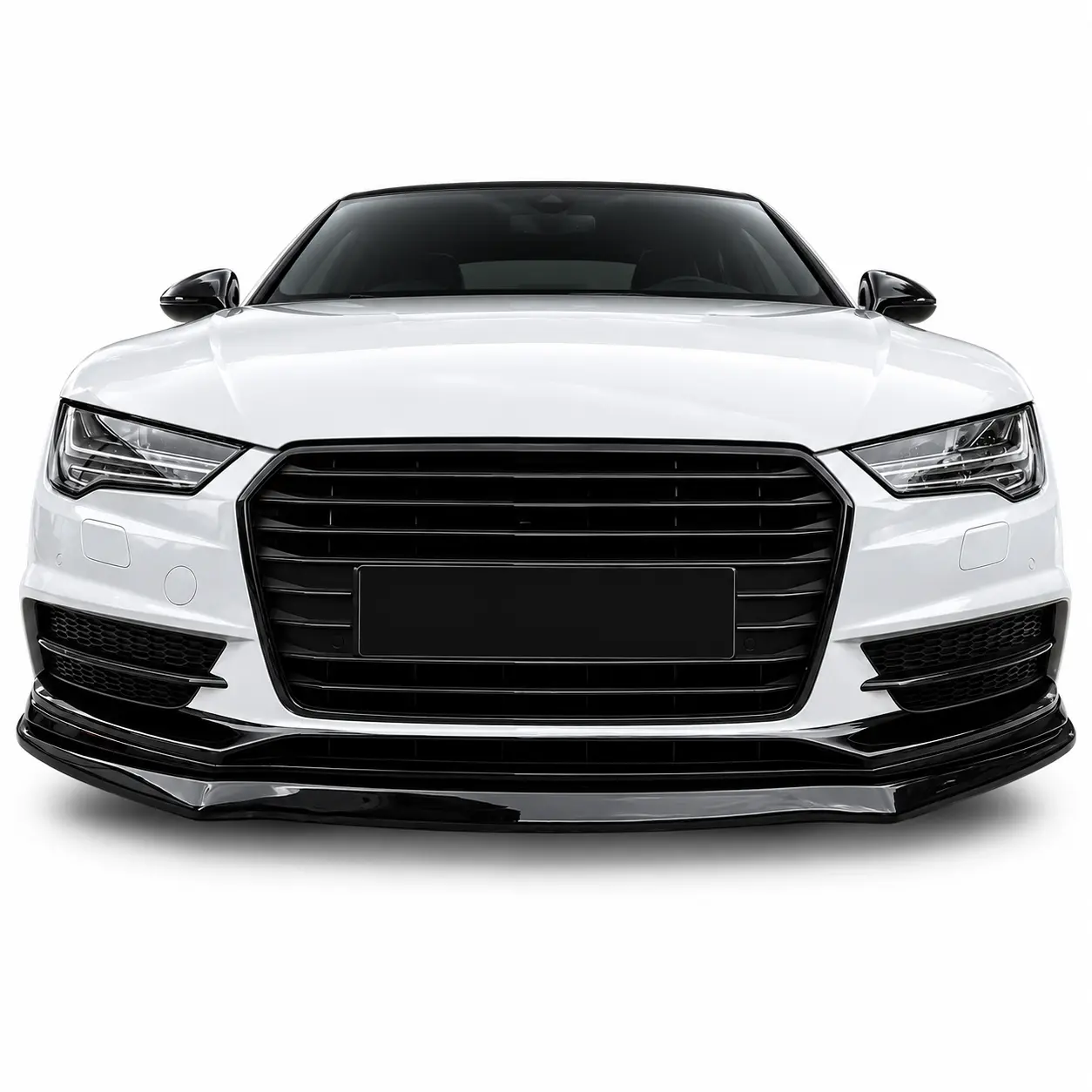 Audi A7 S-Line / S7 C7.5 Facelift (2014-2017) Sportback Front Splitter| Gloss Black ABS 1 Audi A7 S-Line / S7 C7.5 Facelift (2014-2017) Sportback Front Splitter