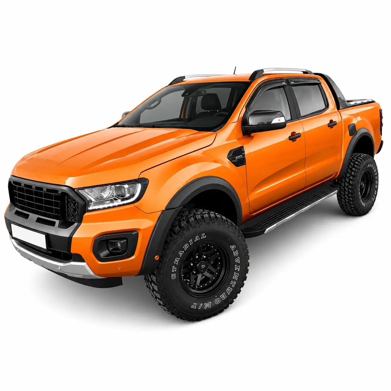 Ford Ranger T8 2019-2022 Slim Wheel Arch Kit - Park Assist 2 Ford Ranger T8 Slim Wheel Arch Ki